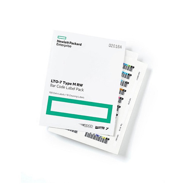 HPE LTO-7 Type M or M8 RW Barcode Label Pack Q2016A Questions & Answers