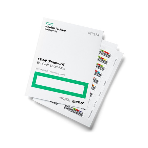 HPE LTO-9 Ultrium RW Barcode Label Pack Q2017A Questions & Answers